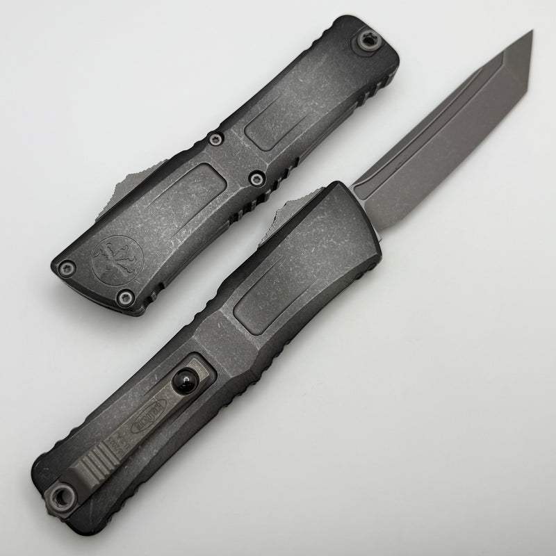Microtech Knives Combat Troodon Gen III Apocalyptic Weathered Metal Tanto 1144-10APWME