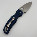 Pre-Owned Spyderco Knives Shaman Cobalt Blue G10 & SPY27 C229GPCBL