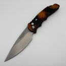 Pre-Owned Pro-Tech TR-4 Auto Del Fuego Handle w/ Safety & Stonewash MagnaCut T4101-DF