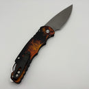 Pre-Owned Pro-Tech TR-4 Auto Del Fuego Handle w/ Safety & Stonewash MagnaCut T4101-DF