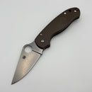 Pre-Owned Spyderco Para 3 Lightweight Brown FRN Handles & 15V Sprint Run C223PBN15V
