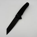 Pre-Owned Pro-Tech Malibu Black Handle w/ DLC MagnaCut Reverse Tanto Blade 5403