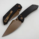Tenable Knives Fenrir Black Frag G10 Handles & Rose Gold Coated Nitro-V T1034V8