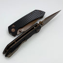 Tenable Knives Fenrir Black Frag G10 Handles & Rose Gold Coated Nitro-V T1034V8