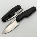 Custom Knife Factory GTK Elementak w/ Black Crystal Titanium Handles & M398