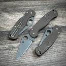LIMIT ONE PER HOUSEHOLD Spyderco Para-Military 2 Brown Lightweight w/ CPM-15V Sprint Run C81PBN15V2