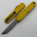 Microtech Ultratech Gen IV T/E Apocalyptic Standard w/ Yellow Handle 11234-10APYW