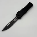 Grenade Blem Microtech Knives Mini Hera Tactical S/E Partial Serrated M390MK w/ Black Handle 1703M-2T