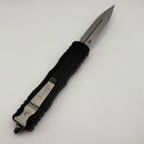 Grenade Blem Microtech Dirac Delta D/E Stonewash Fully Serrated & Black 227-12