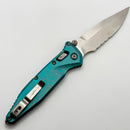 Marfione Select Microtech Socom Ram-Lok Titanium Slab Side Handles w/ Bronze Accents & Spear Point Stonewash M390MK 160RLS-11SMS2 (In House Modified)