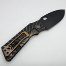 Medford TFF-1 Fat Daddy Black/Bronze Rising Sun Handles w/ DLC MagnaCut