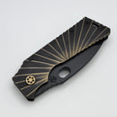 Medford TFF-1 Fat Daddy Black/Bronze Rising Sun Handles w/ DLC MagnaCut