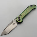 Microtech Marfione Select LUDT Gen III Slab Side Titanium Handles w/ Purple Accents & Stonewash Tanto 1136-10MS5 (In House Modified)