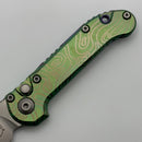 Microtech Marfione Select LUDT Gen III Slab Side Titanium Handles w/ Purple Accents & Stonewash Tanto 1136-10MS5 (In House Modified)
