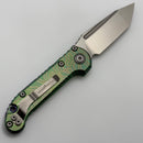 Microtech Marfione Select LUDT Gen III Slab Side Titanium Handles w/ Purple Accents & Stonewash Tanto 1136-10MS5 (In House Modified)