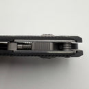 Grenade Blem Microtech Knives MSI RAM LOK Black G-10 & Two Tone Black Partial Serrated M390MK 210-2FLGTBK