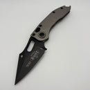 Grenade Blem Microtech Borka Stitch Natural Clear Black Standard 169-1NC