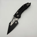 Grenade Blem Microtech Knives Manual Stitch RAM LOK Fluted Black G-10 & Two Tone Black M390MK 169RL-1FLGTBK