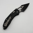 Grenade Blem Microtech Knives Manual Stitch RAM LOK Fluted Black G-10 & Two Tone Black M390MK 169RL-1FLGTBK