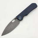 Kunwu & Metal Complex Excalibur Textured Stonewash Titanium Handles w/ Stonewash Vanax (In-House Modified)
