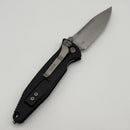 Grenade Blem Microtech Socom Elite Single Edge Stonewash Partial Serrated Manual & Black 160-11