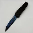 Pre-Owned Microtech Marfione Select Cypher II Black w/ Tritium Inlaid Button & S/E Blued Baker Forge Copper-Mai 1241-16MS1