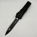 Pre-Owned Microtech Knives Combat Troodon Gen III Tactical Double Edge Double Full Serrated 1142-D3T