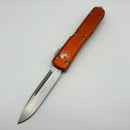 Pre-Owned Microtech Ultratech Orange w/ Single Edge Stonewash Standard 121-10OR