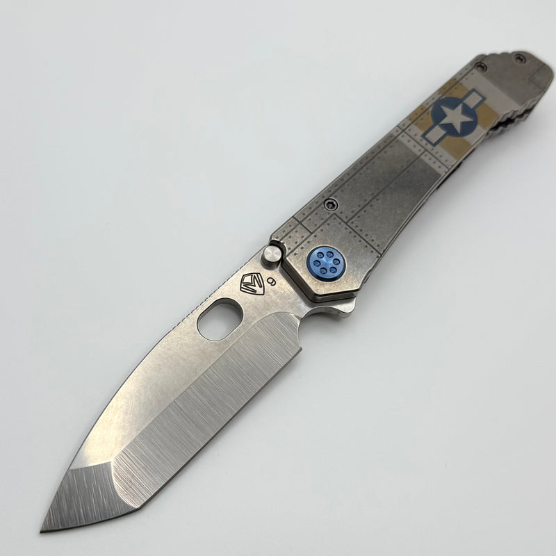 Medford 187 DPT w/ Star-N-Bars/Rivets Handles w/ Blue Hardware/Clip &