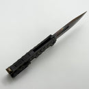 Medford Knife Fighter Flipper USMC Bronze Twisted Predator Handles & Black Hardware w/ Vulcan S45VN