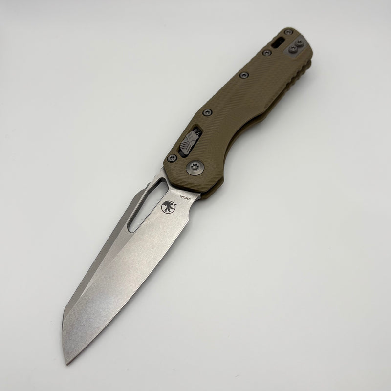 Grenade Blem Microtech Knives MSI RAM LOK Tan Fluted G-10 & Stonewash M390MK 210-10FLGTTA