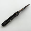 Medford Marauder Full Size Tsumami Maki Wrap Titanium Handles w/ 0.26" Vulcan 3V Drop Point