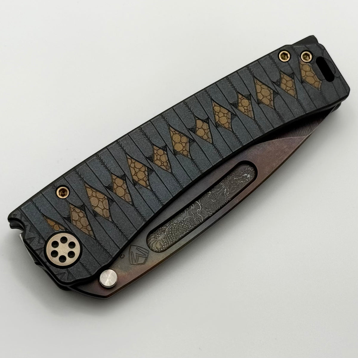 Medford Marauder Full Size Tsumami Maki Wrap Titanium Handles w/ 0.26