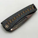 Medford Marauder Full Size Tsumami Maki Wrap Titanium Handles w/ 0.26" Vulcan 3V Drop Point