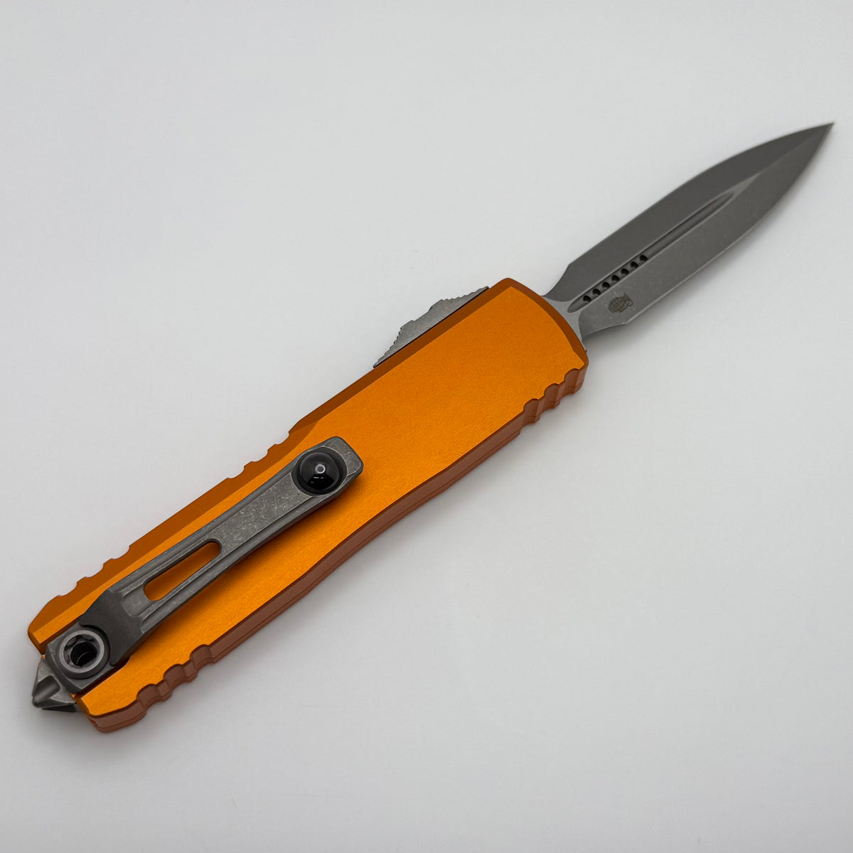 Grenade Blem Microtech UTX-85 Gen IV w/ Orange Handle & Apocalyptic D/