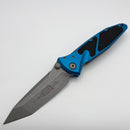 Pre Owned Microtech Socom Elite T/E Manual Blue Apocalyptic Standard 161-10APBL