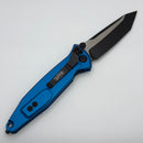 Pre Owned Microtech Socom Elite Tanto Edge Manual Blue Standard 161-1BL