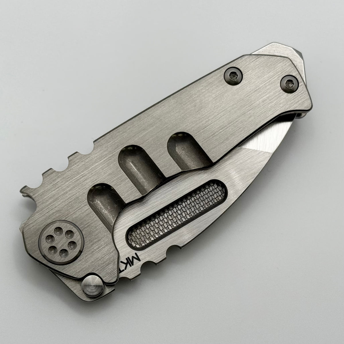 Medford Micro Praetorian T Titanium Satin Handles & Satin MagnaCut (Co
