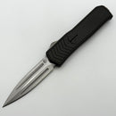 Medford Knife OTF Green Aluminum Handle w/ Bronze Accents & Tumbled Dagger 154CM