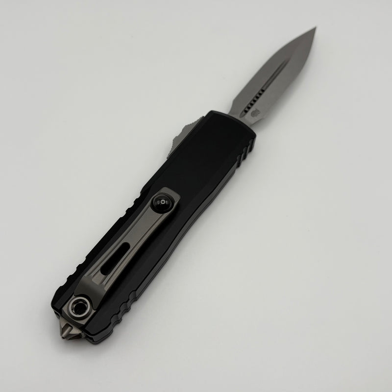 Grenade Blem Microtech UTX-85 Gen III w/ Black Handle & Stonewash D/E M390MK 1232-10