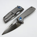 Vanguard Starrunner Titanium Handles w/ Timascus Accents & DLC Mirror M390