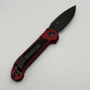 Grenade Blem Microtech Knives LUDT Gen III DLC S/E w/ Merlot Handle Signature Series 1135-1DLCTMRS