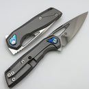 Vanguard Starrunner Titanium Handles w/ Timascus Accents & Mirror M390