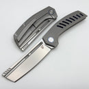 Vanguard Nakiri Titanium Handles w/ Timascus Accents & Stonewash M390