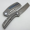 Vanguard Nakiri Titanium Handles w/ Timascus Accents & Stonewash M390