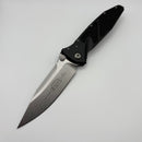 Grenade Blem Microtech Socom Elite Single Edge Stonewash Standard Manual & Black 160-10