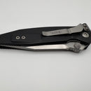 Grenade Blem Microtech Socom Elite Single Edge Stonewash Standard Manual & Black 160-10