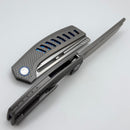 Vanguard Nakiri Titanium Handles w/ Timascus Accents & Stonewash M390