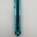 Grenade Blem Microtech Socom Elite Auto Black S/E Turquoise Standard 160A-1TQ