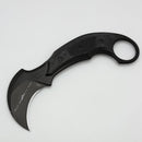 Grenade Blem Microtech Knives Iconic Fixed DLC & Carbon Fiber Right Hand Signature Series 118-1DLCCFSR